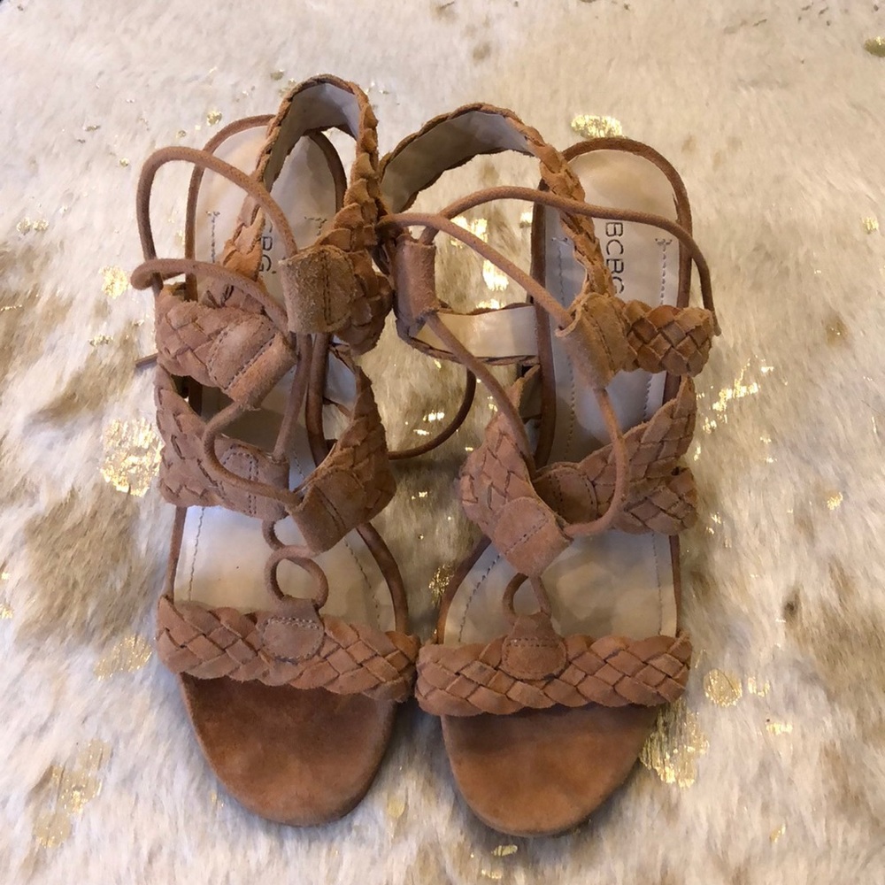 BCBG lace up sandal